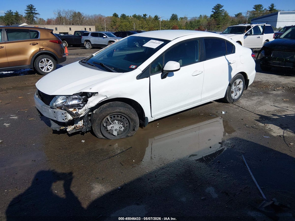 2013 HONDA CIVIC LX — снимка 2