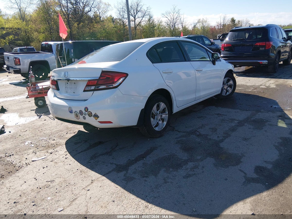 2013 HONDA CIVIC LX — снимка 4