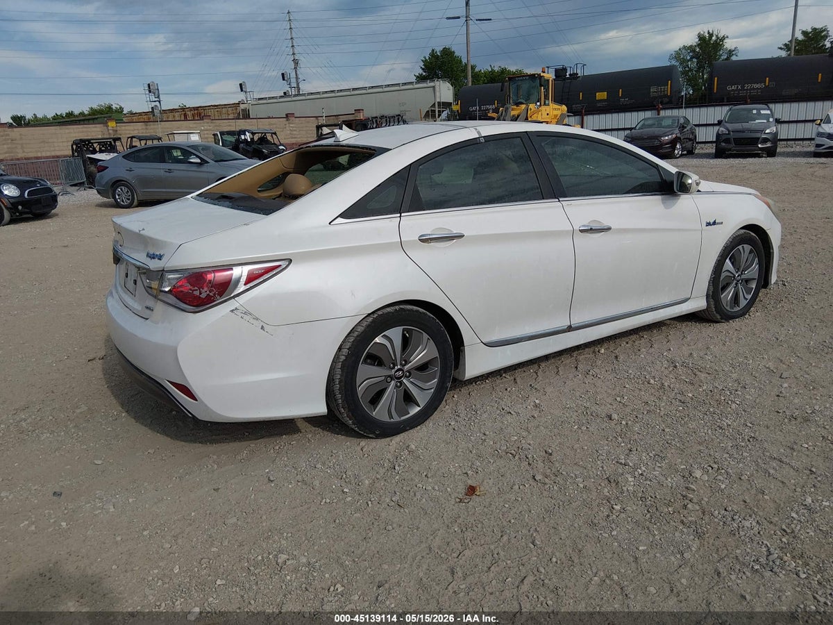 2013 HYUNDAI SONATA HYBRID LIMITED — снимка 4