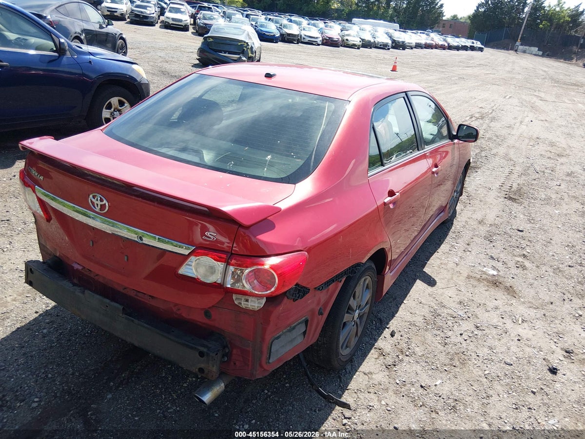 2013 TOYOTA COROLLA S — снимка 4