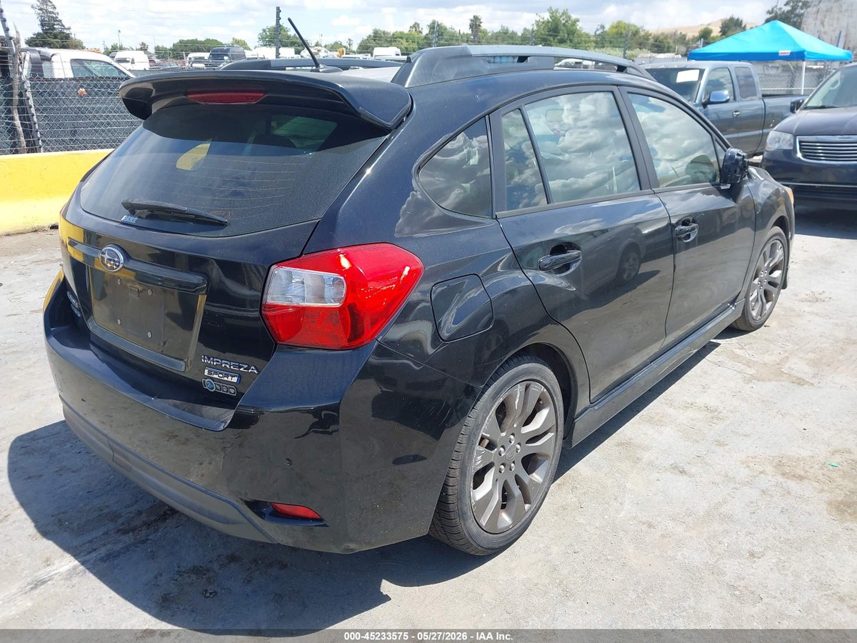 2013 SUBARU IMPREZA 2.0I SPORT LIMITED — снимка 4