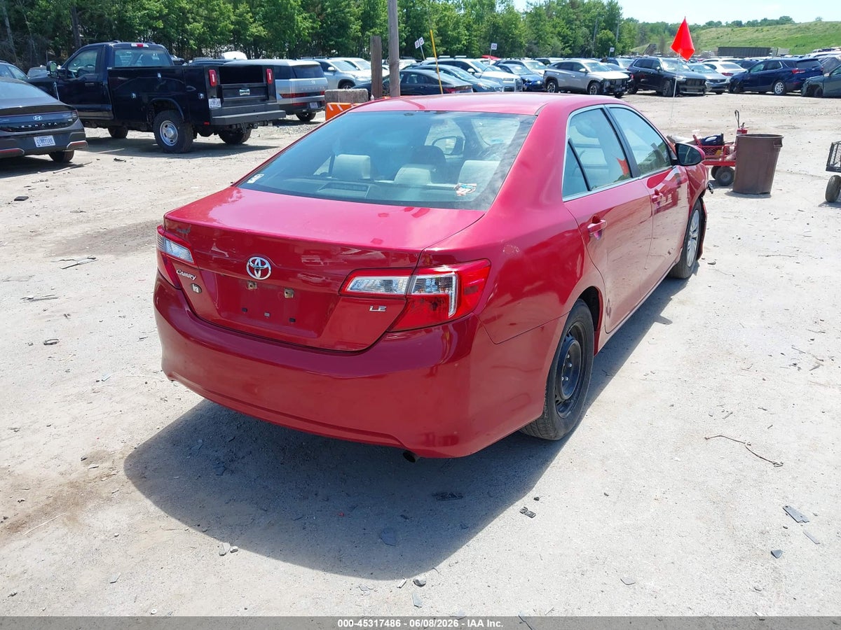 2014 TOYOTA CAMRY LE — снимка 4