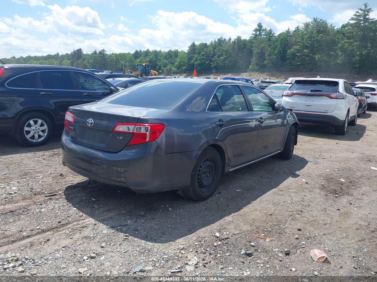 2013 TOYOTA CAMRY LE — снимка 4