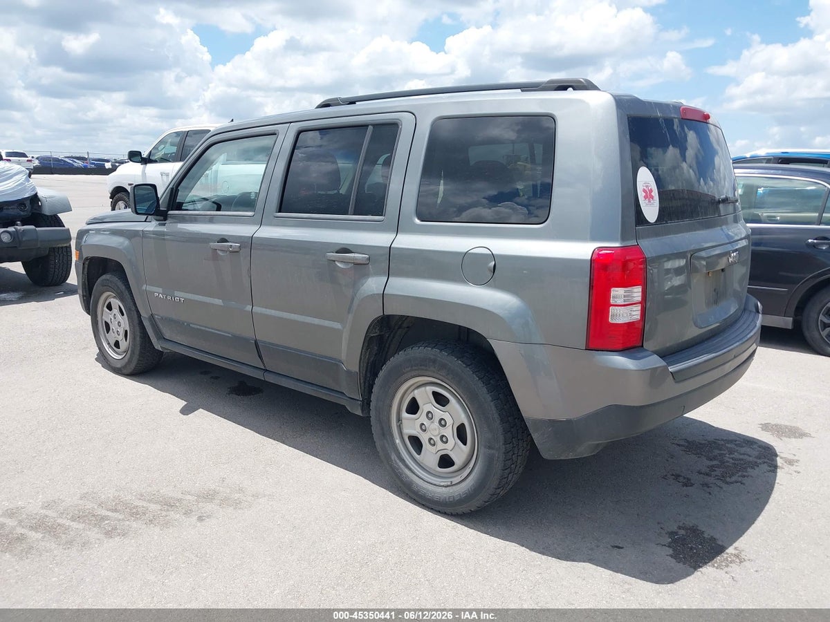 2012 JEEP PATRIOT SPORT — снимка 3