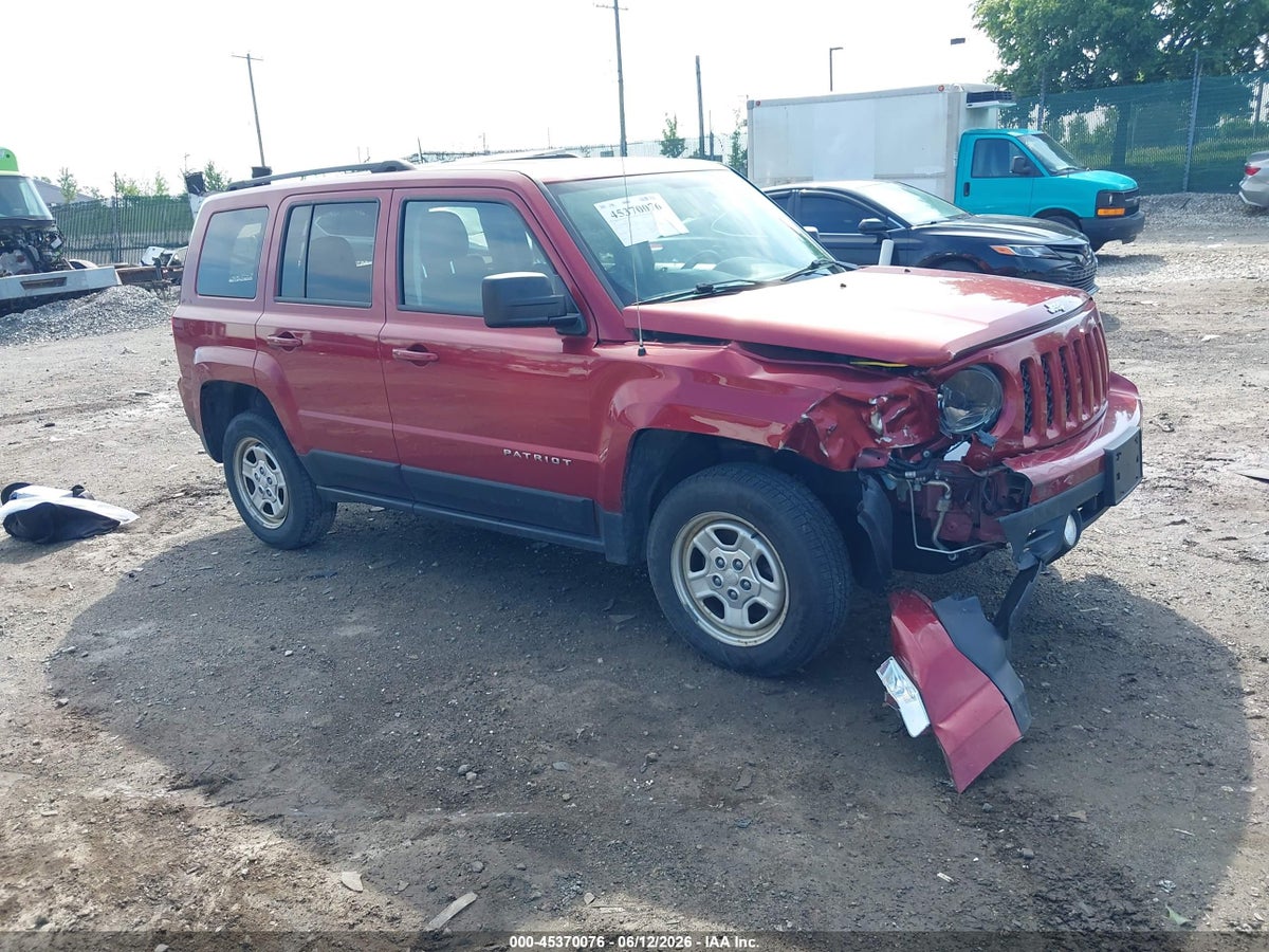 2017 JEEP PATRIOT SPORT 4X4