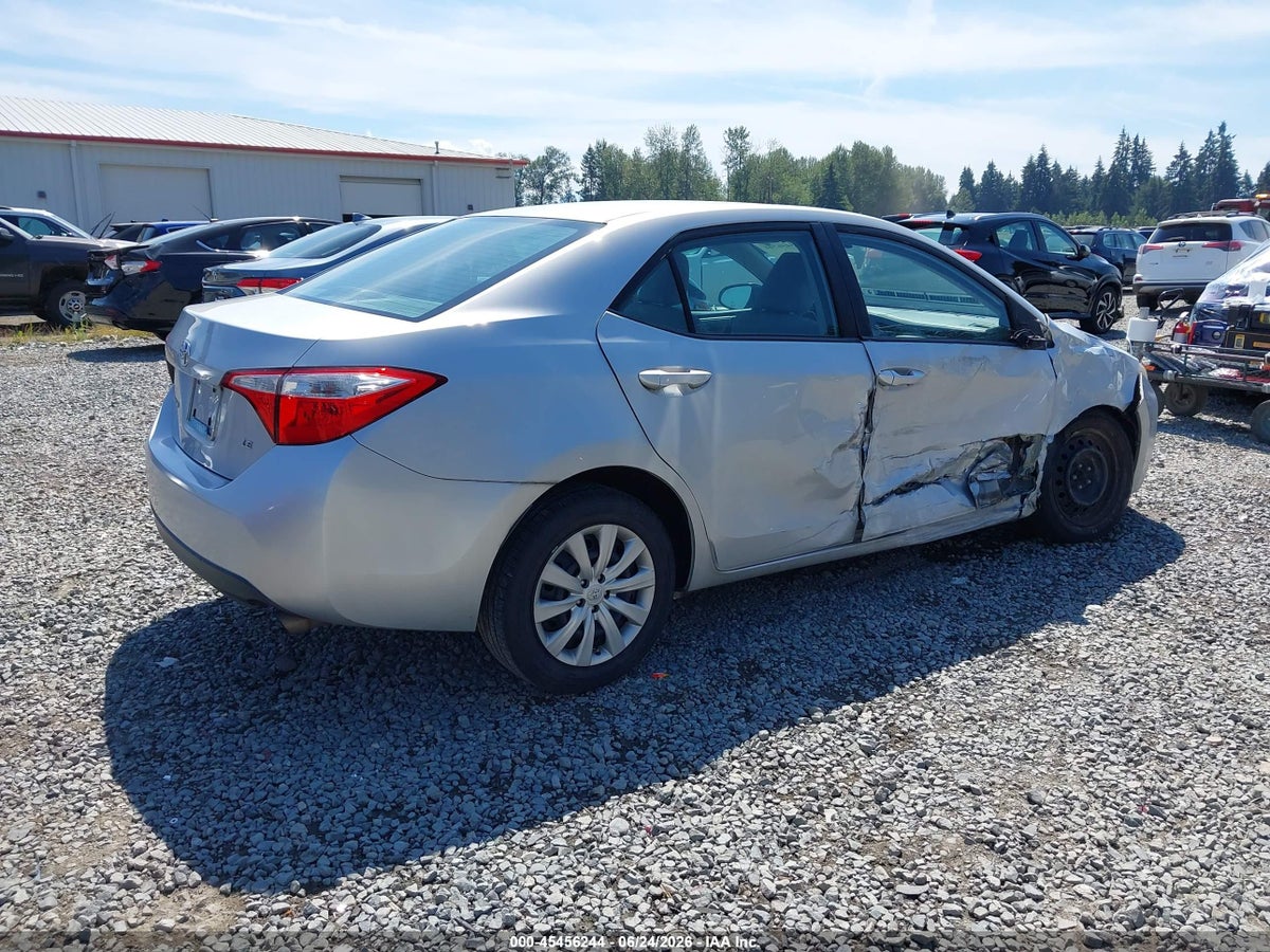 2014 TOYOTA COROLLA LE — снимка 4