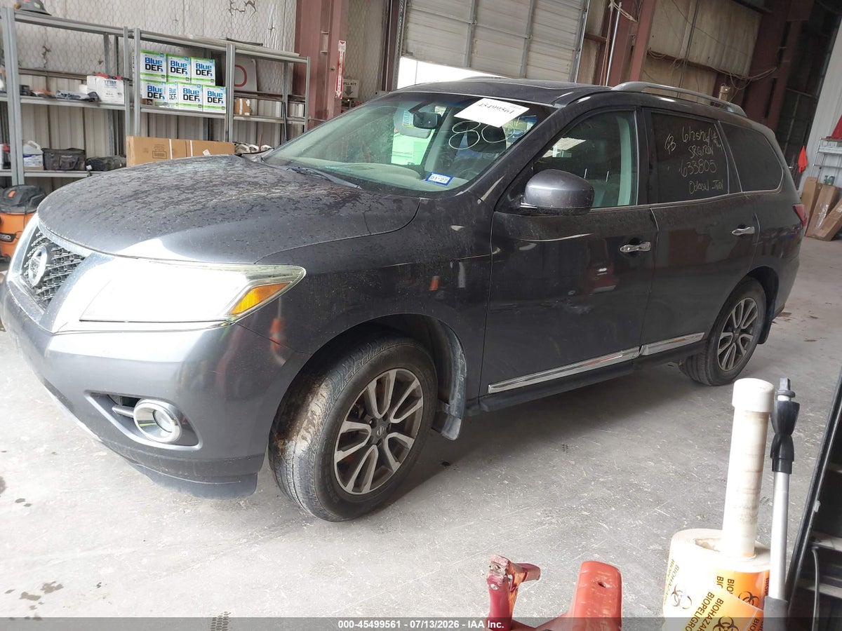 2014 NISSAN PATHFINDER SL — снимка 2