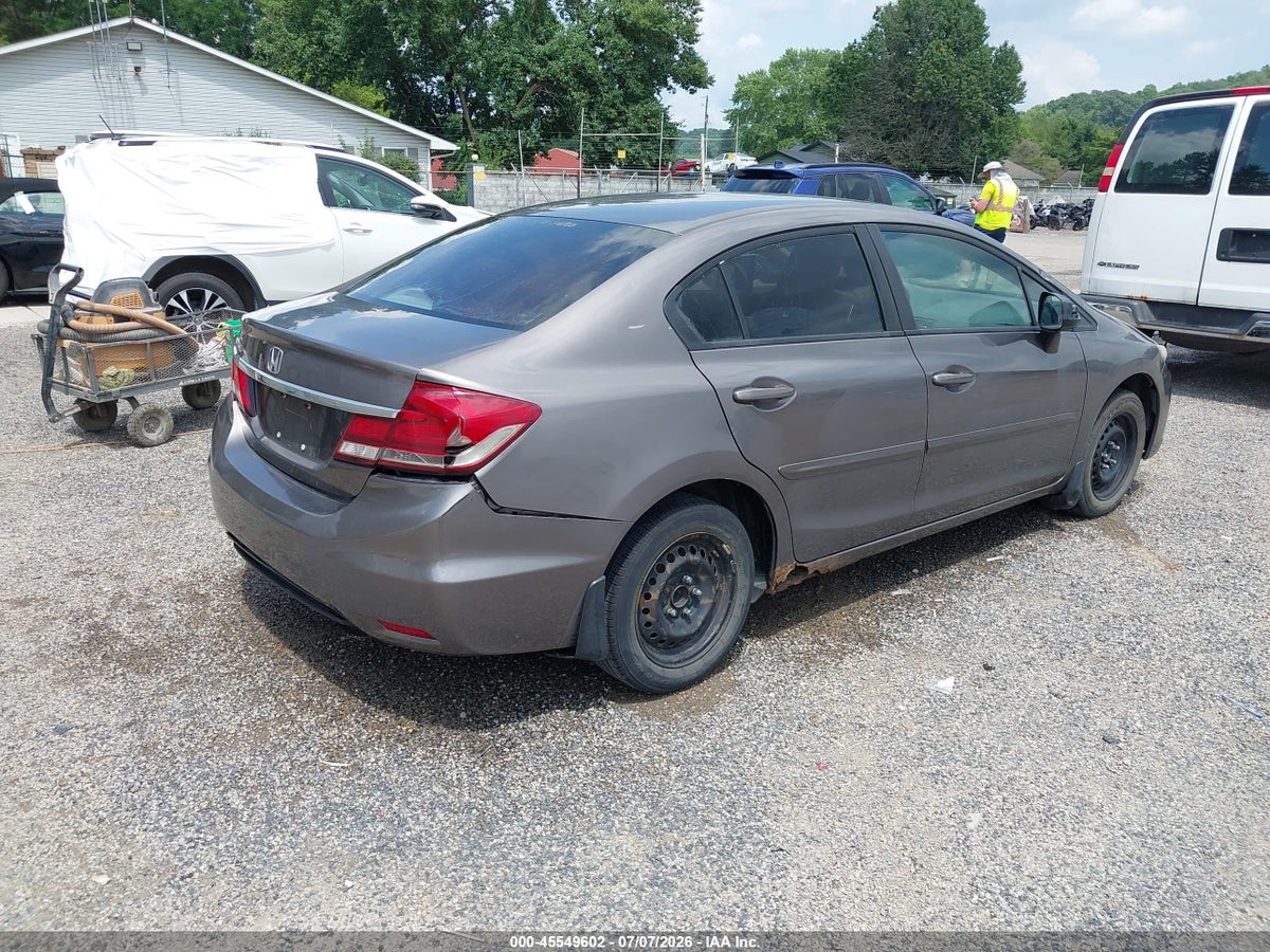 2013 HONDA CIVIC LX — снимка 4