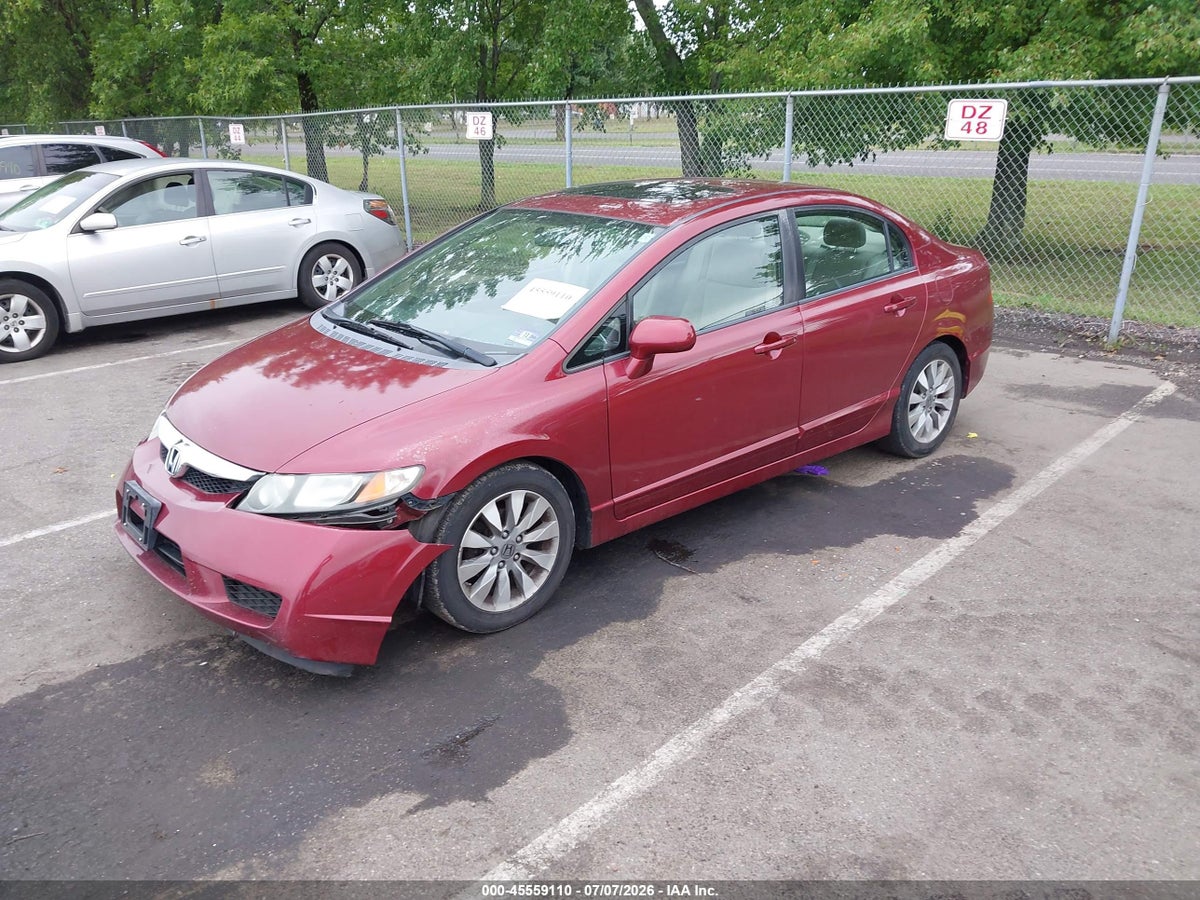 2010 HONDA CIVIC EX — снимка 2