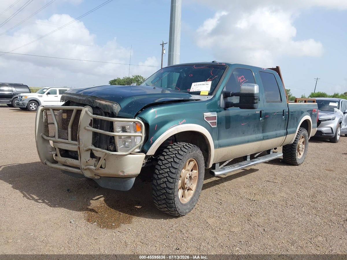 2010 FORD SUPER DUTY F-250 SRW CABELAS/HARLEY-DAVIDSON/KING RANCH/LARIAT/XL/XLT — снимка 2