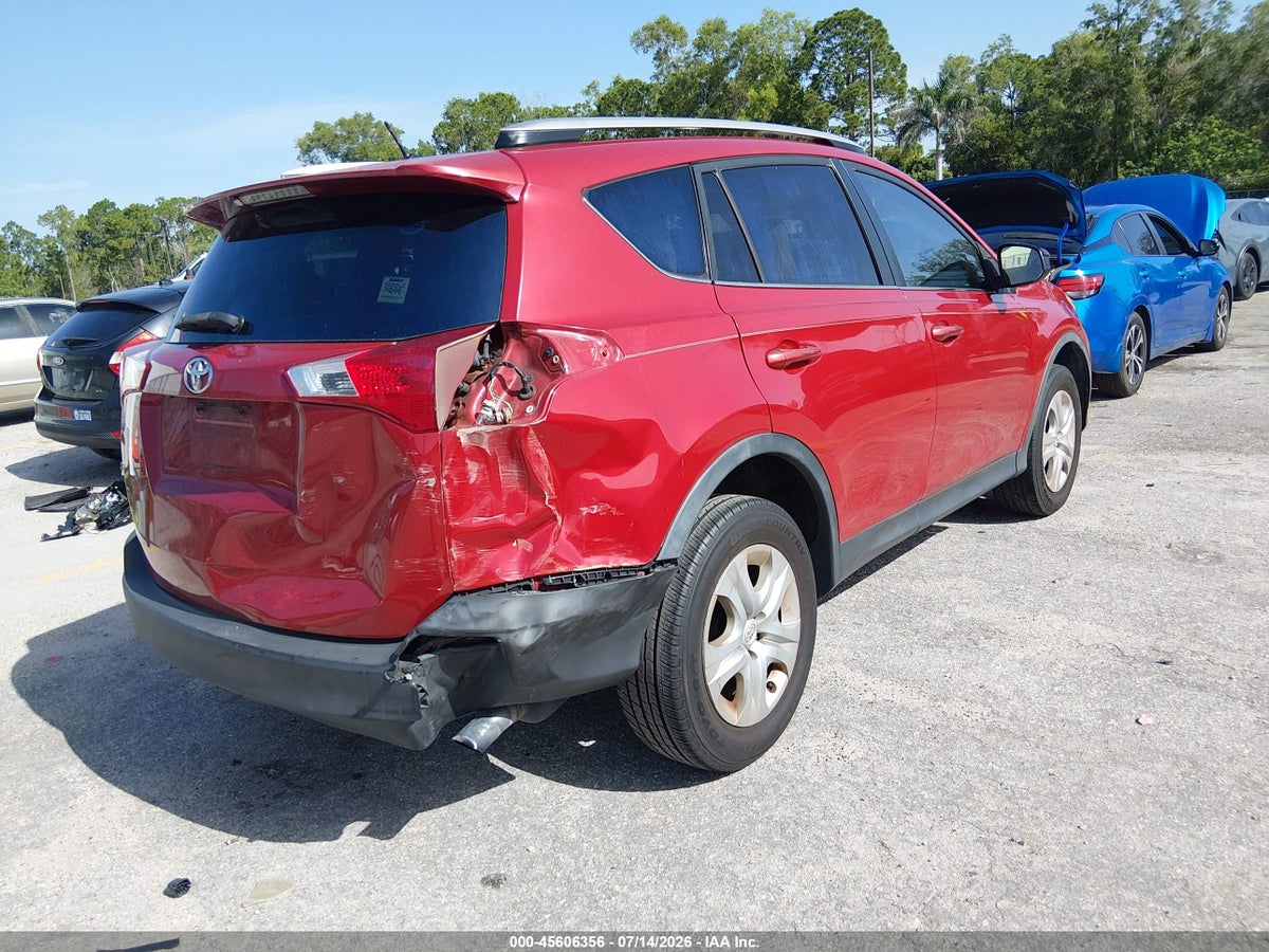 2013 TOYOTA RAV4 LE — снимка 4