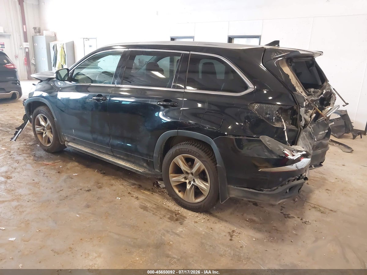 2014 TOYOTA HIGHLANDER LIMITED V6 — снимка 3