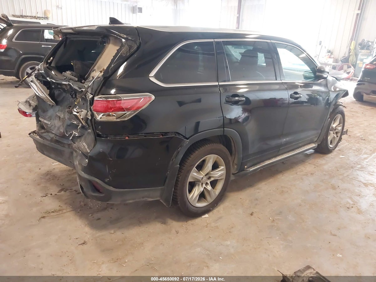 2014 TOYOTA HIGHLANDER LIMITED V6 — снимка 4