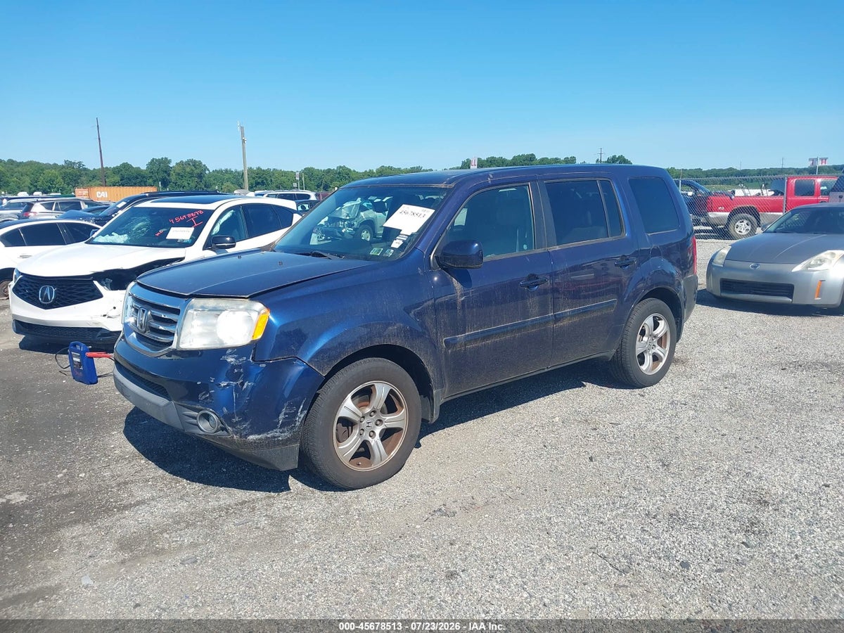 2013 HONDA PILOT EX-L — снимка 2