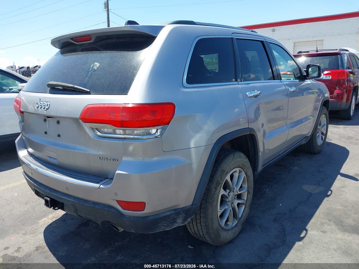 2014 JEEP GRAND CHEROKEE LIMITED — снимка 4