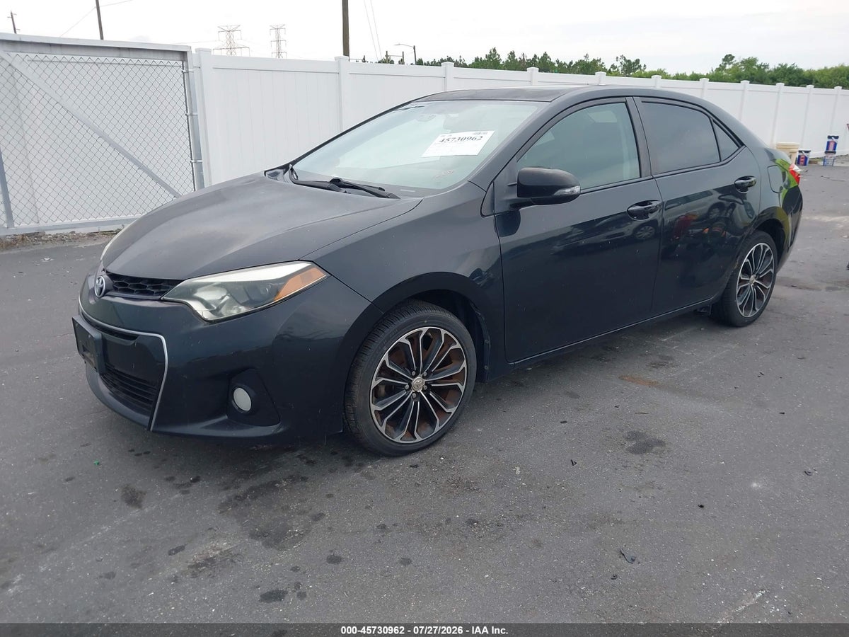 2014 TOYOTA COROLLA S PLUS — снимка 2