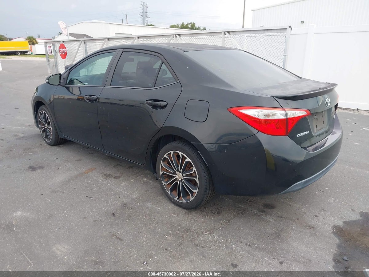 2014 TOYOTA COROLLA S PLUS — снимка 3
