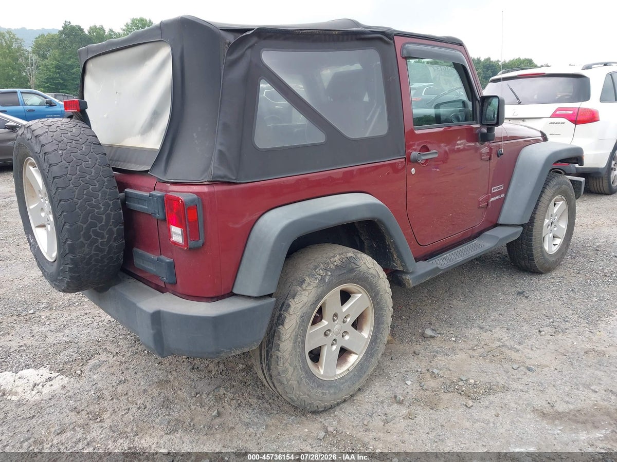 2010 JEEP WRANGLER SPORT — снимка 4