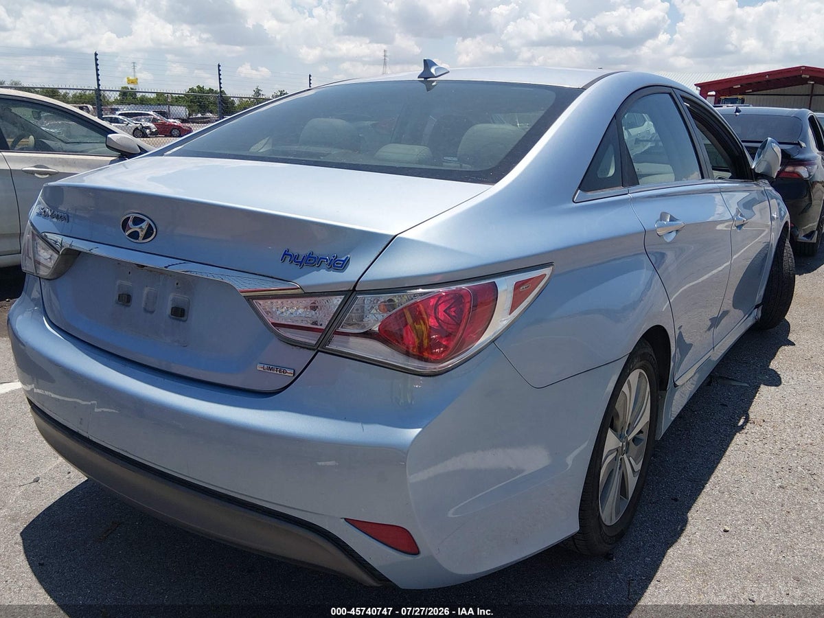 2013 HYUNDAI SONATA HYBRID LIMITED — снимка 4