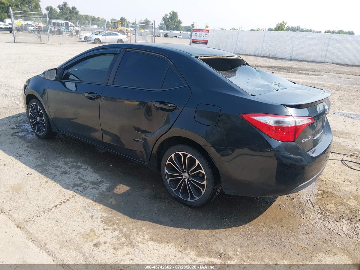 2014 TOYOTA COROLLA S PLUS — photo 3