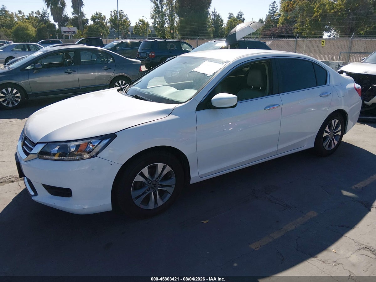 2014 HONDA ACCORD LX — снимка 2