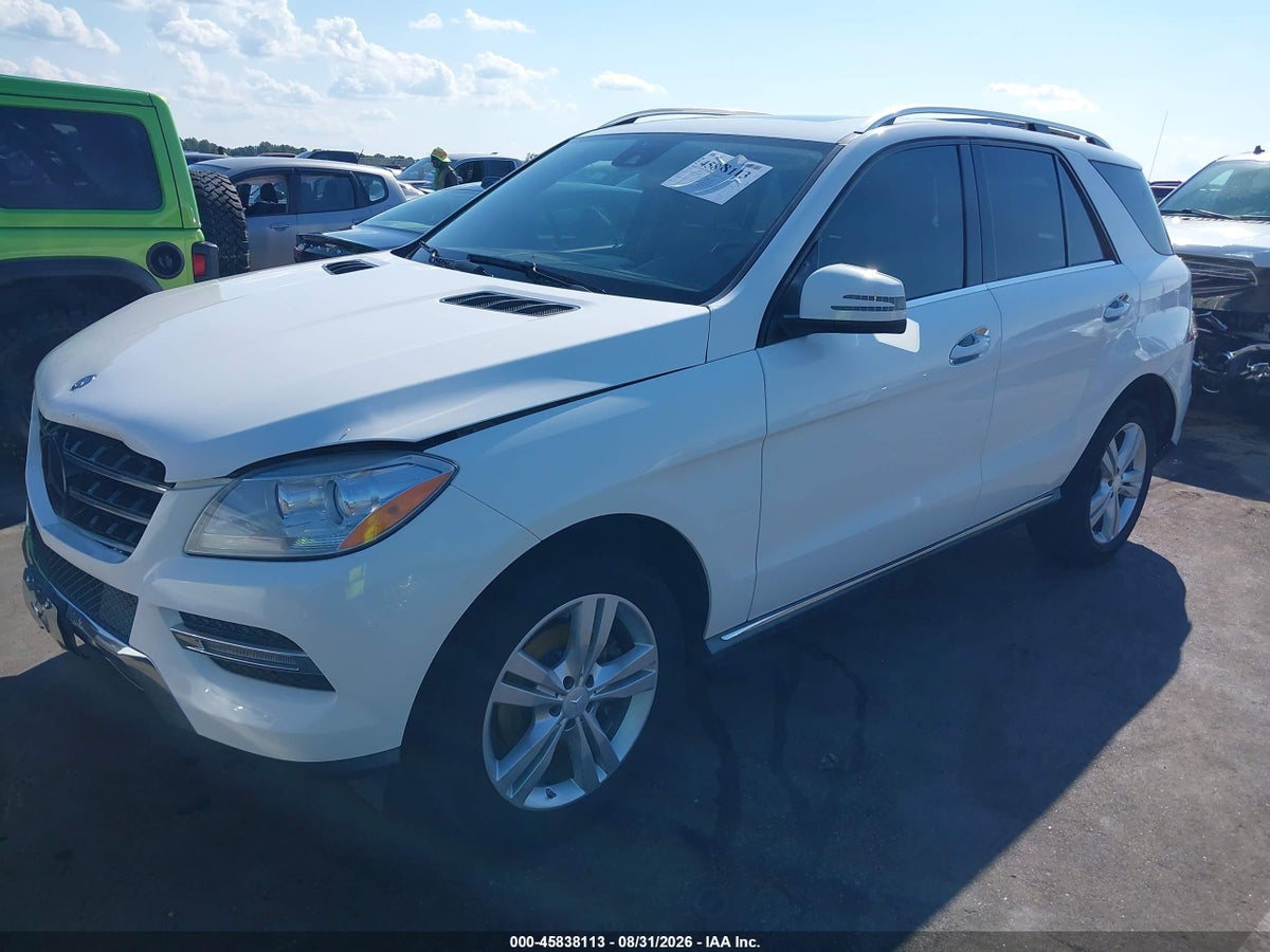2015 MERCEDES-BENZ ML 350 4MATIC — снимка 2