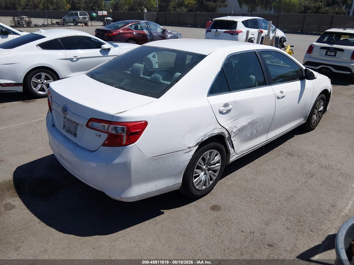 2012 TOYOTA CAMRY LE — снимка 4
