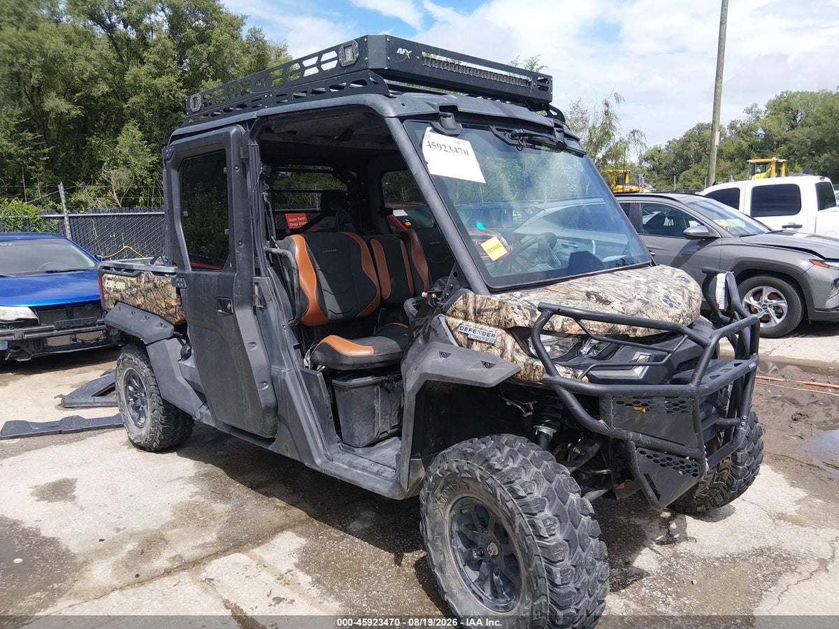 2022 CAN-AM DEFENDER MAX LIMITED CAB HD10