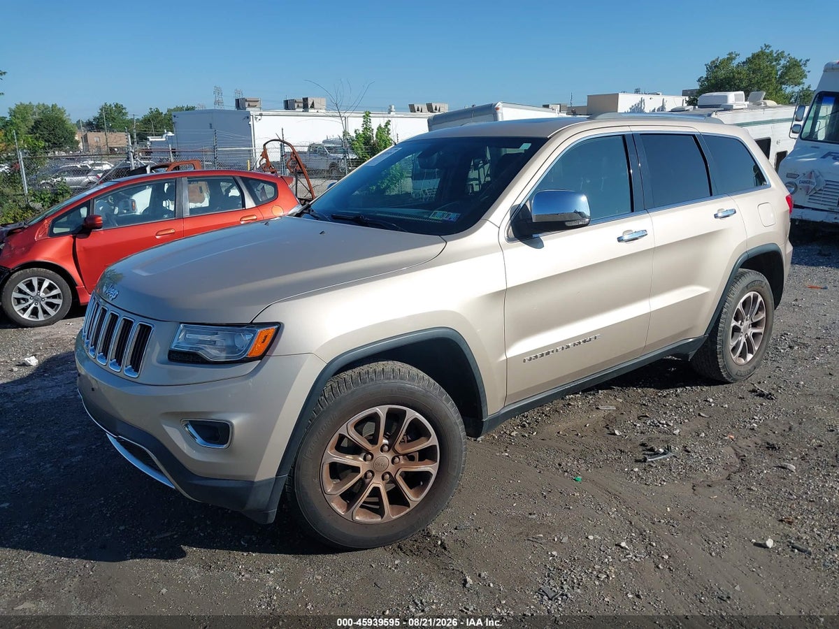 2014 JEEP GRAND CHEROKEE LIMITED — снимка 2