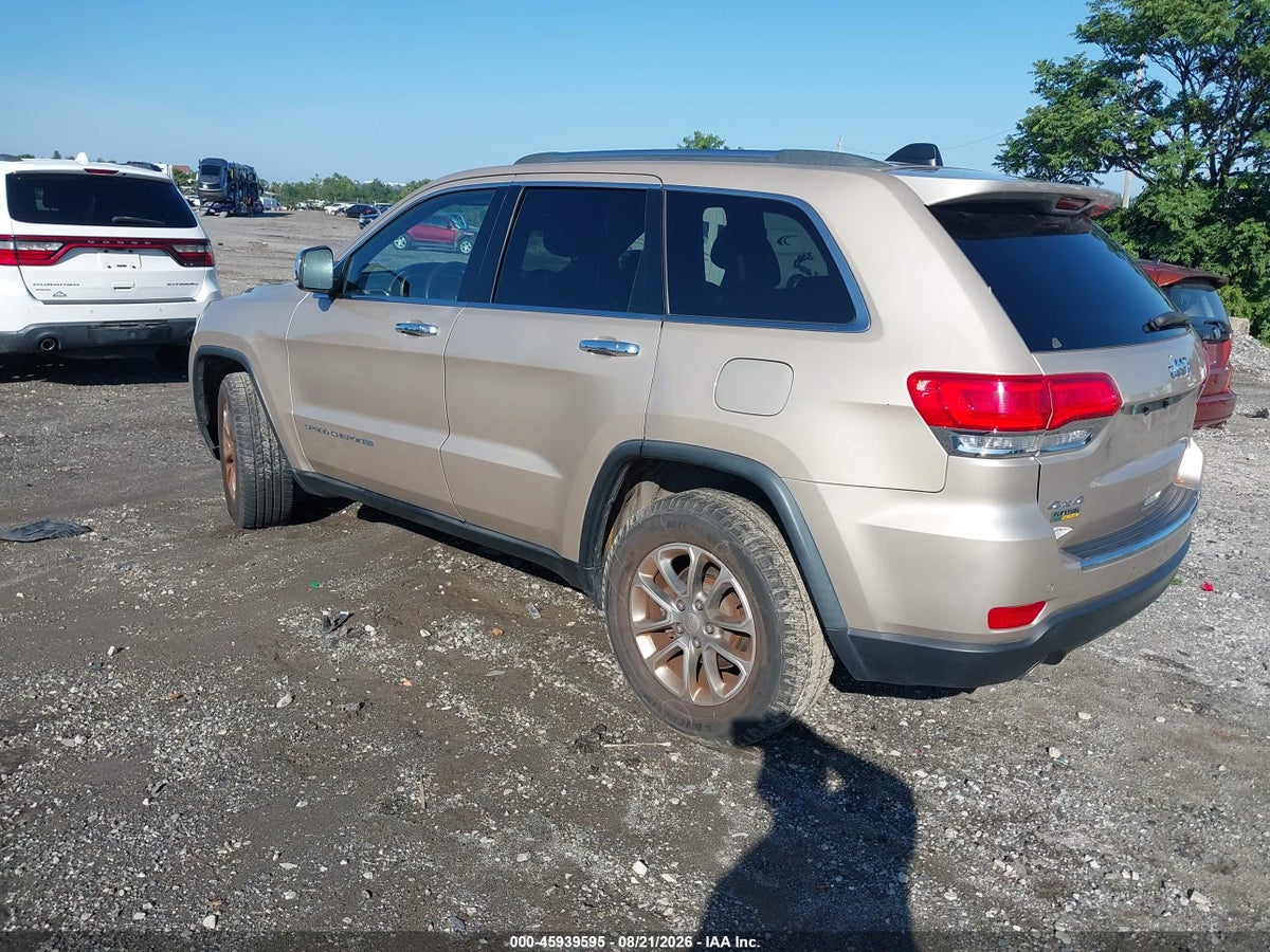 2014 JEEP GRAND CHEROKEE LIMITED — снимка 3