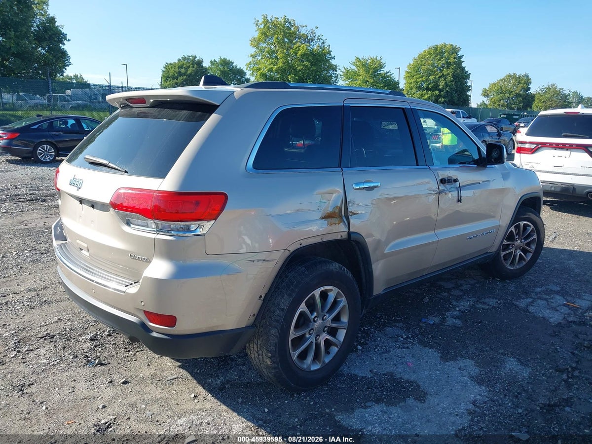 2014 JEEP GRAND CHEROKEE LIMITED — снимка 4