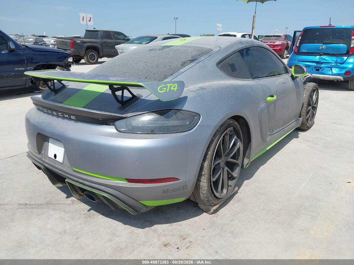2021 PORSCHE 718 CAYMAN GT4 — photo 4