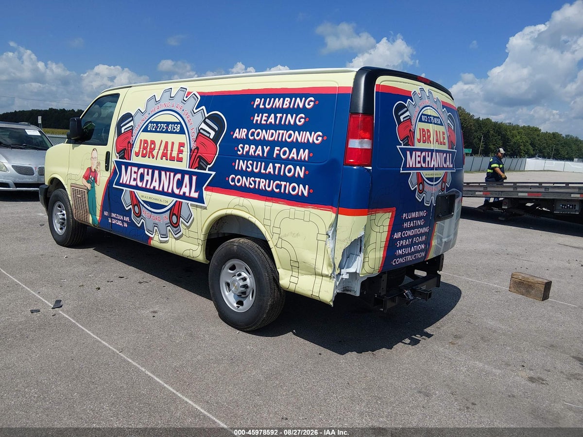 2025 CHEVROLET EXPRESS CARGO RWD 2500 REGULAR WHEELBASE WT — снимка 3