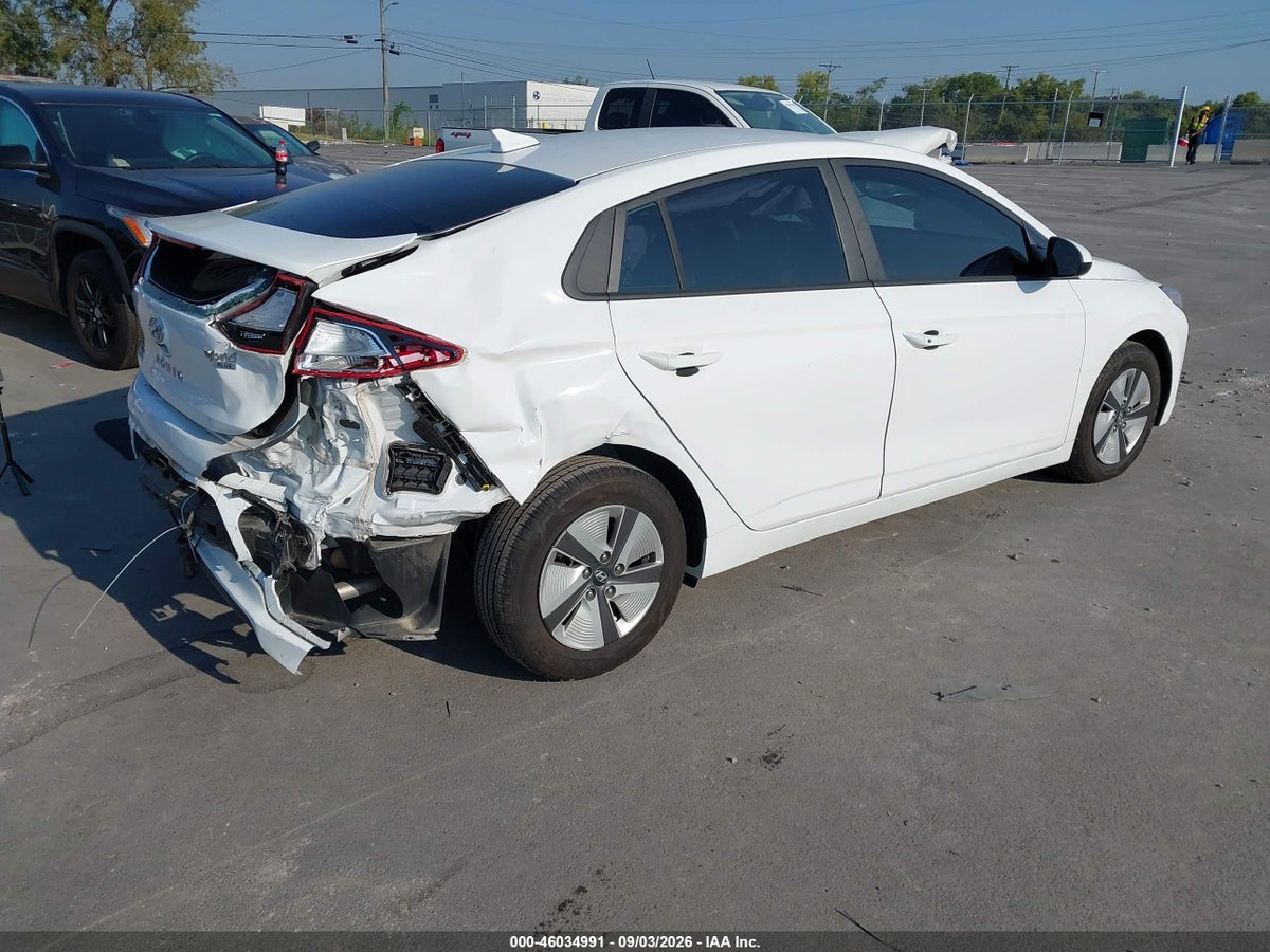 2022 HYUNDAI IONIQ HYBRID BLUE — снимка 4