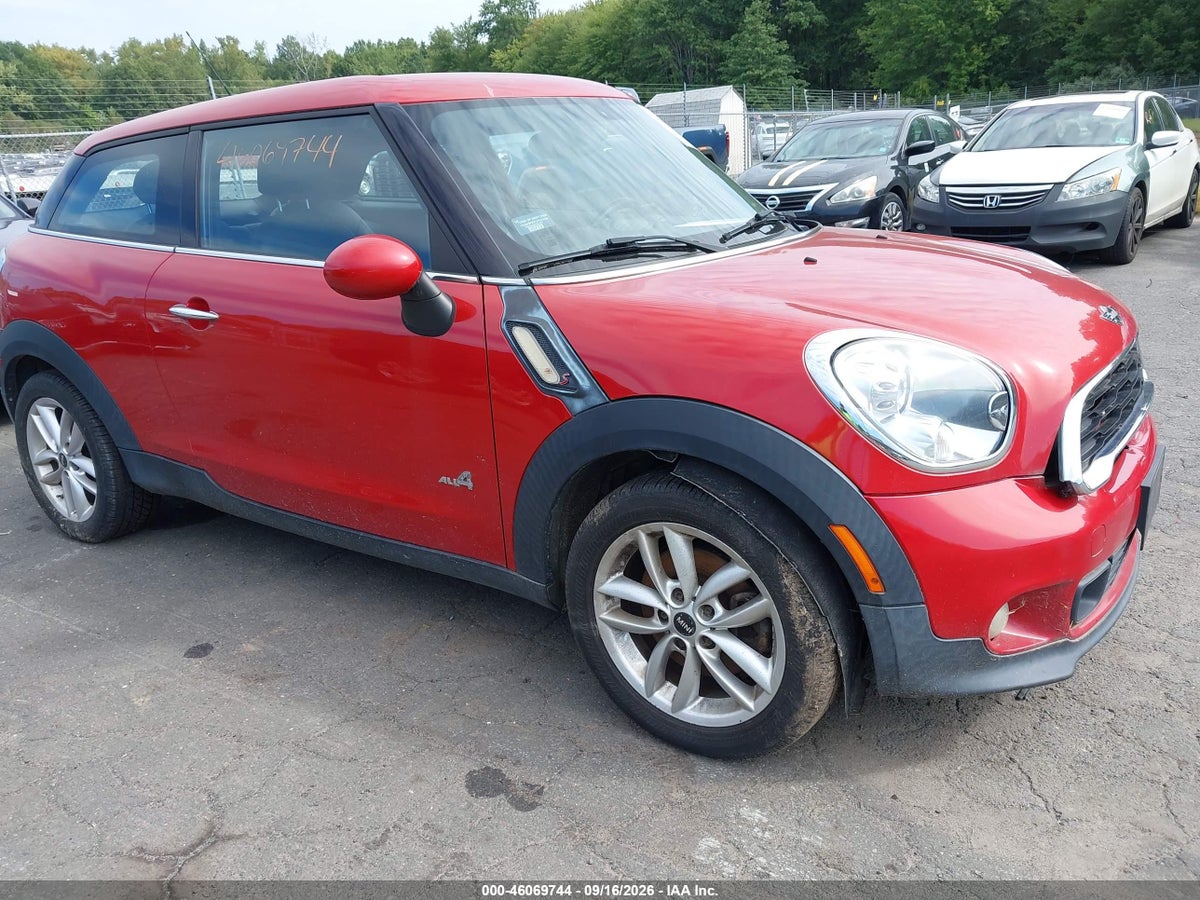 2013 MINI PACEMAN COOPER S