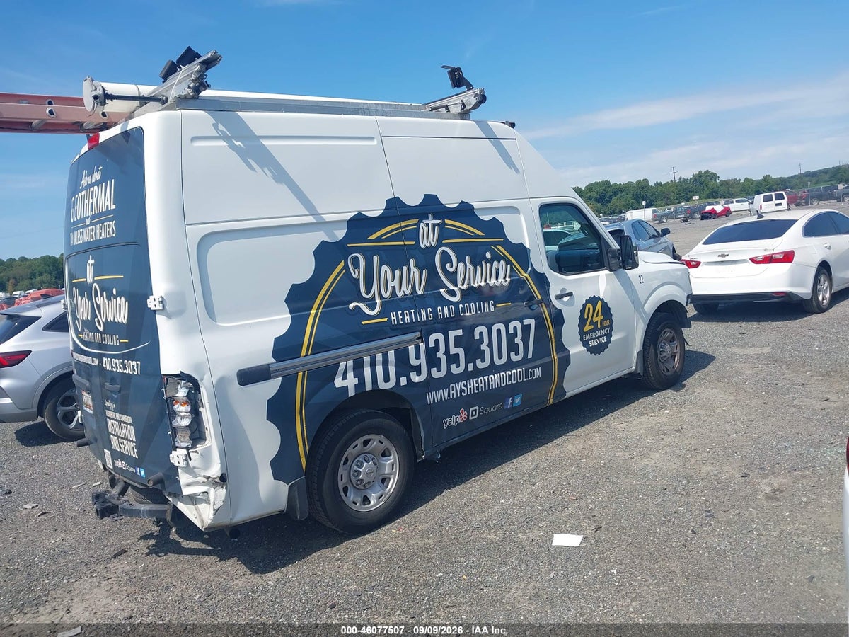 2020 NISSAN NV CARGO NV2500 HD SV HIGH ROOF V8 — photo 4