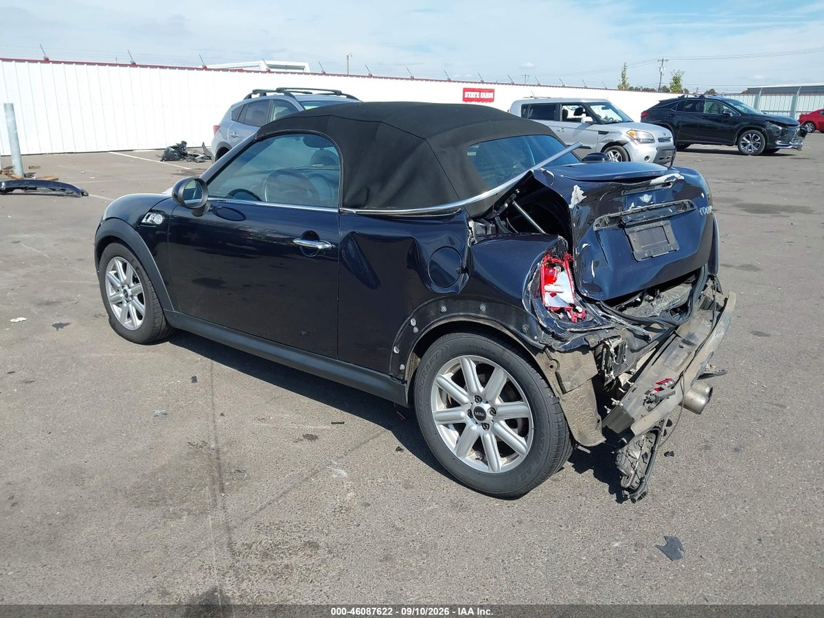 2013 MINI ROADSTER COOPER S — photo 3
