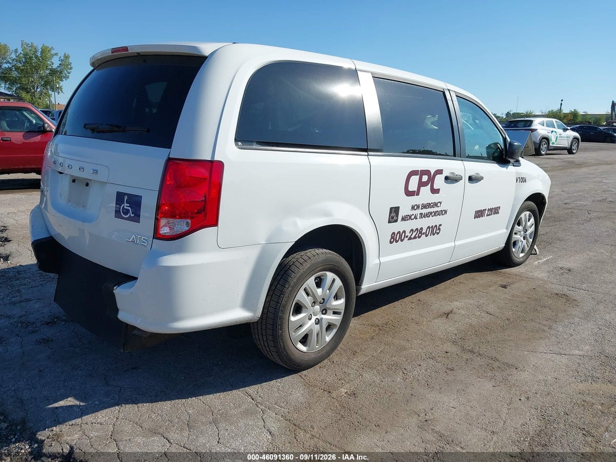 2020 DODGE GRAND CARAVAN SE — снимка 4