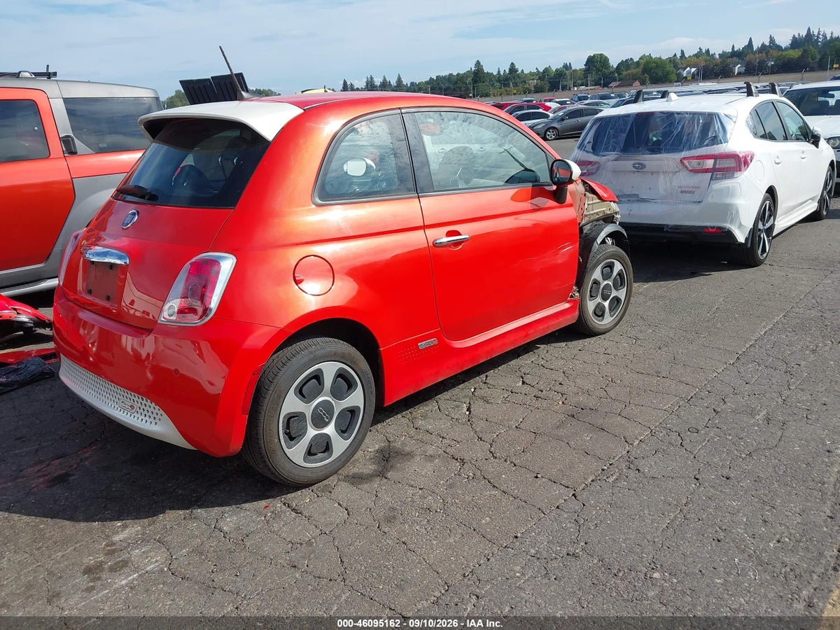 2017 FIAT 500E BATTERY ELECTRIC — снимка 4