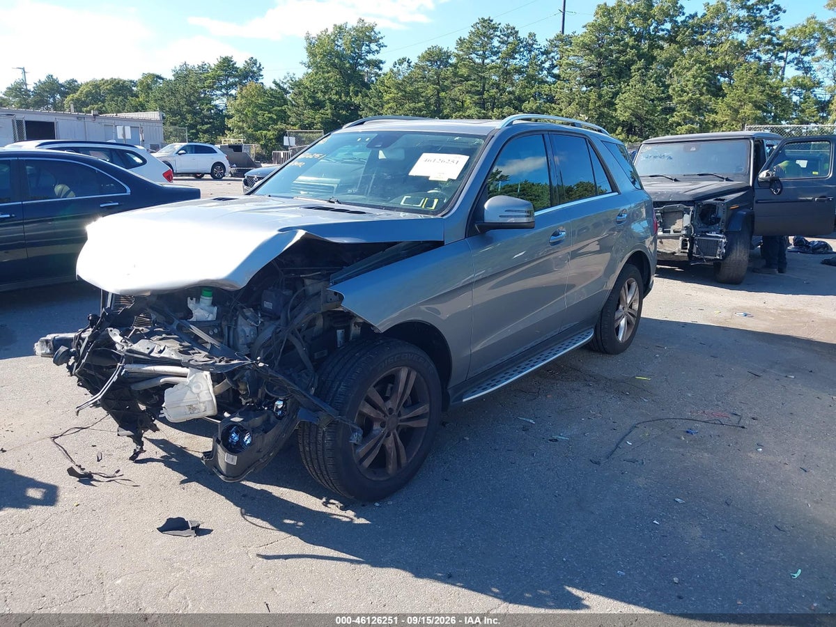 2015 MERCEDES-BENZ ML 350 4MATIC — снимка 2