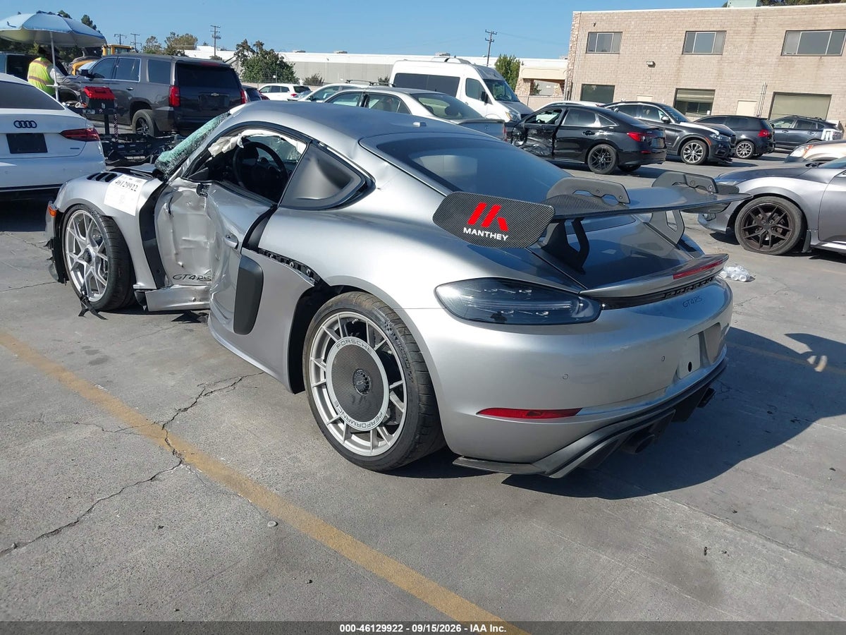2025 PORSCHE 718 CAYMAN GT4 RS — photo 3