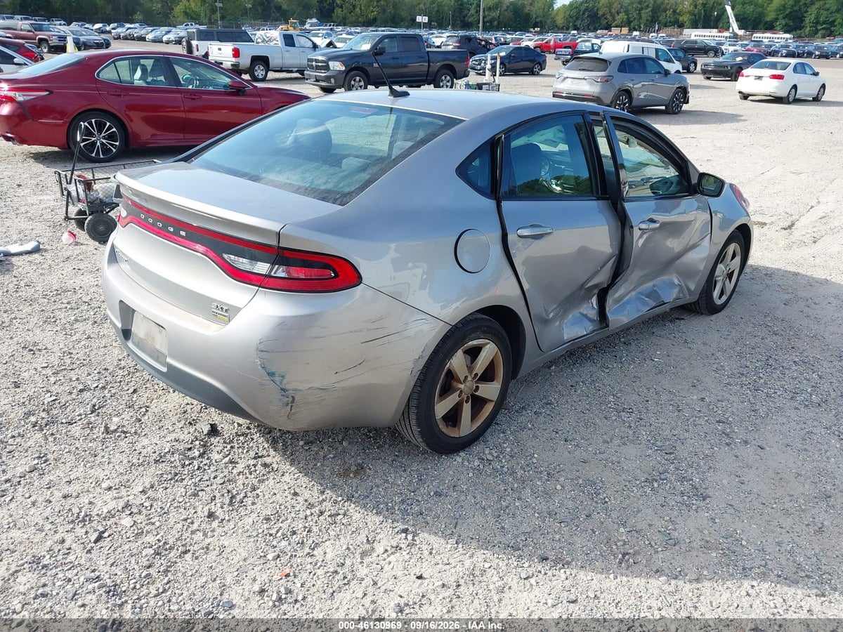 2016 DODGE DART SXT — photo 4