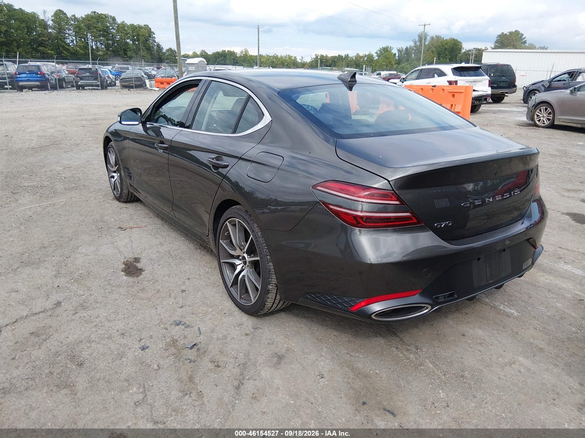2026 GENESIS G70 2.5T RWD — photo 3