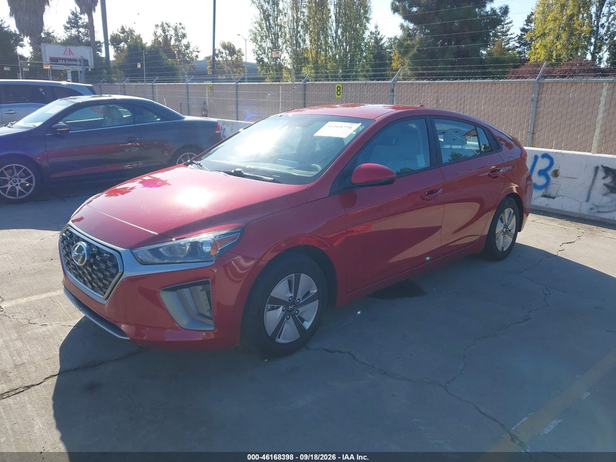 2022 HYUNDAI IONIQ HYBRID BLUE — photo 2