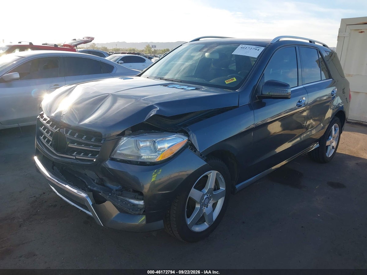 2015 MERCEDES-BENZ ML 400 4MATIC — снимка 2