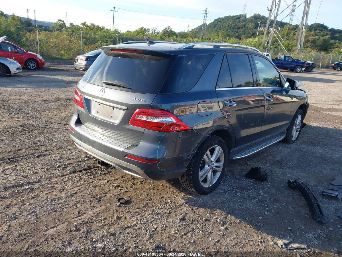 2015 MERCEDES-BENZ ML 350 4MATIC — снимка 4