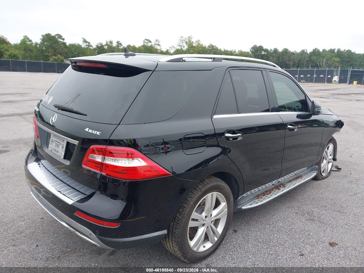 2015 MERCEDES-BENZ ML 350 4MATIC — снимка 4