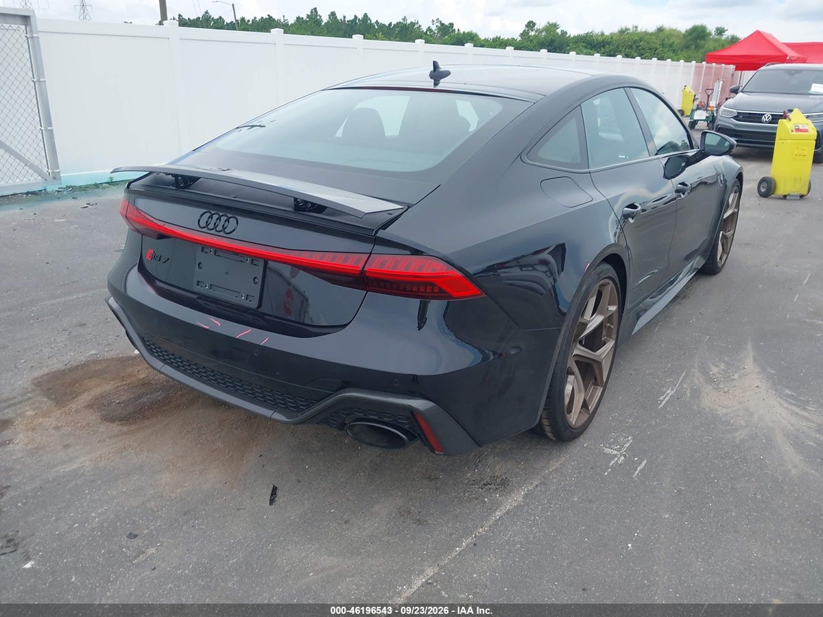 2024 AUDI RS 7 SPORTBACK PERFORMANCE TFSI QUATTRO TIPTRONIC — снимка 4