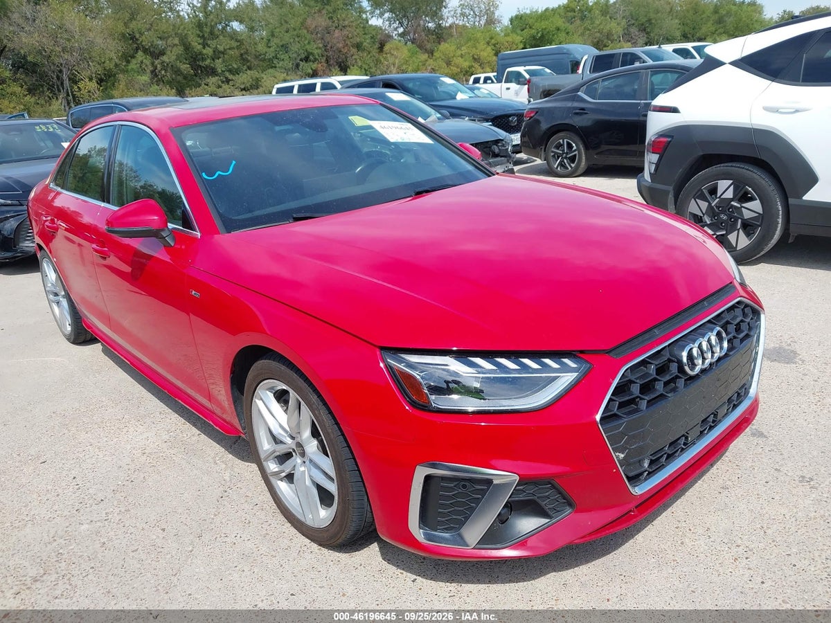 2024 AUDI A4 PREMIUM PLUS 45 TFSI S LINE QUATTRO S TRONIC