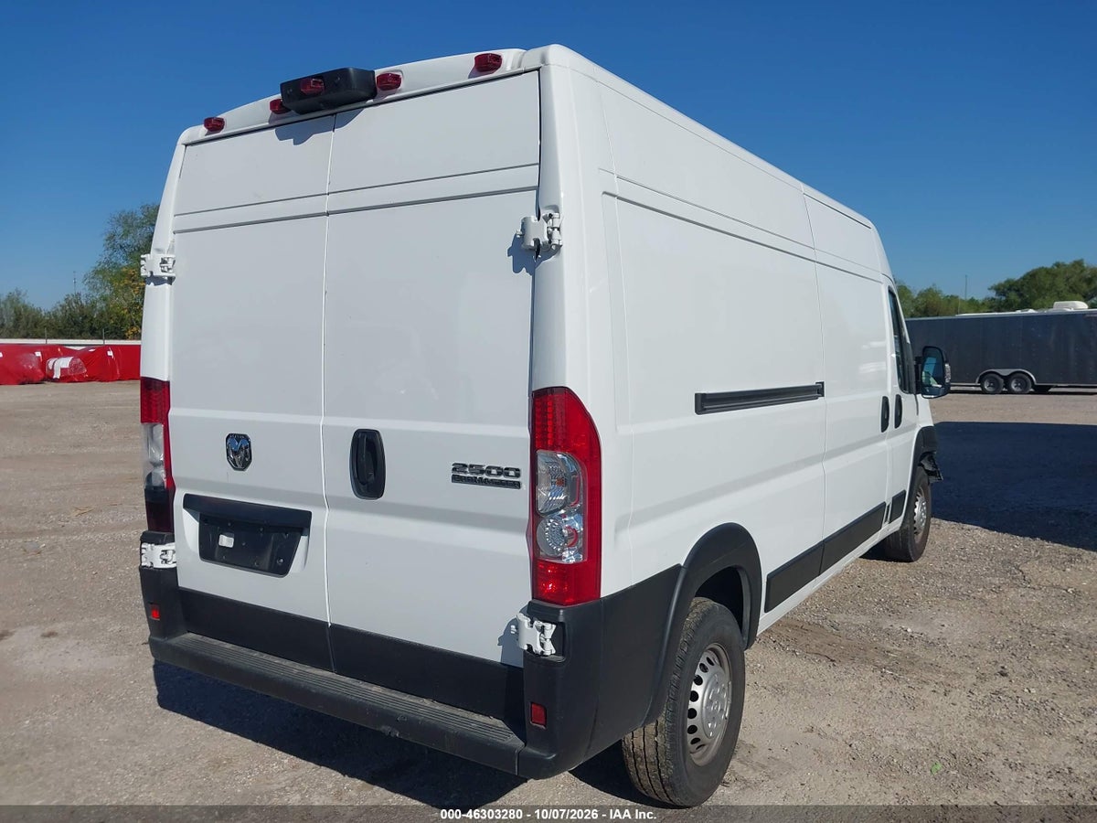 2026 RAM PROMASTER 2500 TRADESMAN HIGH ROOF 159 WB W/PASS SEAT — снимка 4